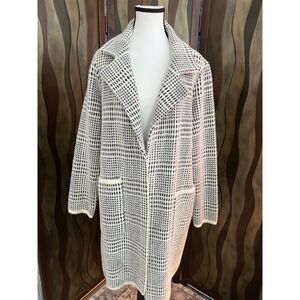 NWT Ophelia Roe full length sweater coat. Size L.